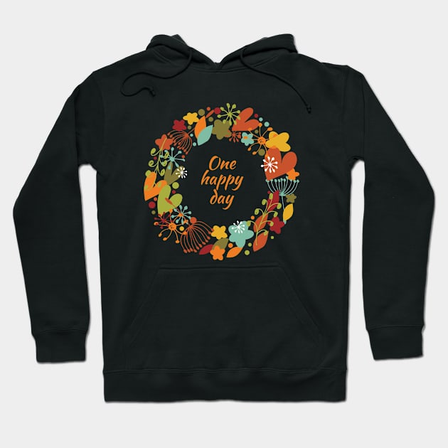 One happy day Hoodie by Silmen